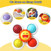 Spinner Strong Suction Cup Bath Toys Spinning Dimple Kids Fidget Sensory Toys