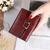  Coin Card Holder Ladies Zipper Purse Fashion Women PU Leather Wallets