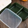  Plastic Leakproof Food Lunch Bento Box with Handle and Utensils