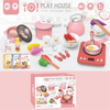 DIY Food kids cook kitchen ware Pretend Play Kids Cooking Kitchen Toy Set