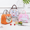 Cute Kids Lunch Bag For School Student cartoon Insulated Cooler Bag