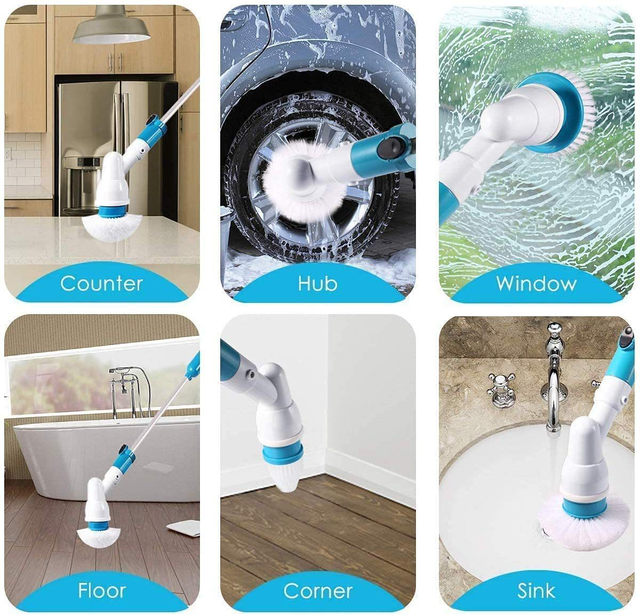 3 in 1 Multi-function Electric Cleaning Brush