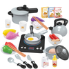 DIY Food kids cook kitchen ware Pretend Play Kids Cooking Kitchen Toy Set