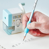 17 Pieces set Pencil Sharpener Eraser Pen Gripper Kids Gifts Stationery Set