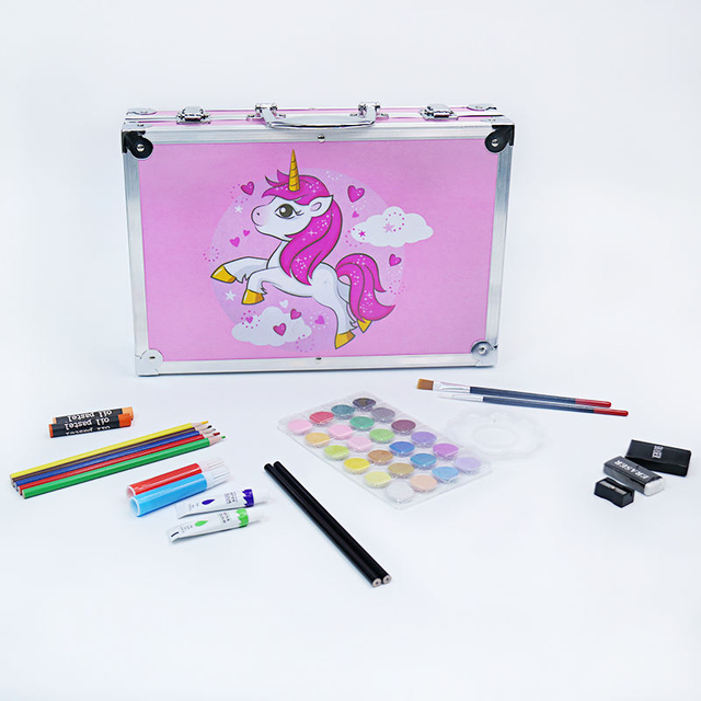 Non Toxic Art Corslet 145pcs Drawing Marker Stationery Set For Kids Painting