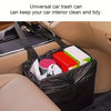 Large Capacity Waterproof Portable Car Trash Can Leak-Proof Seat Side Organizer Space-Efficient Car Bin