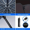 Car Windshield Shade Umbrella Car Front Windshield with 360 Degree Rotation Bendable Handle