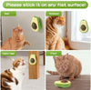 Multi-functional Teeth Cleaning Cat Mint Catnip Ball Avocado Shape Wall Catnip Ball Pet Toy