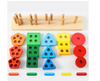 Montessori Classification Jigsaw Puzzle Wooden Educational Sensory Toy Building Blocks