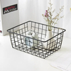 modern cheap iron storage basket for bathroom living room