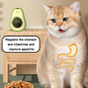 Multi-functional Teeth Cleaning Cat Mint Catnip Ball Avocado Shape Wall Catnip Ball Pet Toy