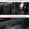 Large Capacity Waterproof Portable Car Trash Can Leak-Proof Seat Side Organizer Space-Efficient Car Bin