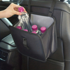 Large Capacity Waterproof Portable Car Trash Can Leak-Proof Seat Side Organizer Space-Efficient Car Bin